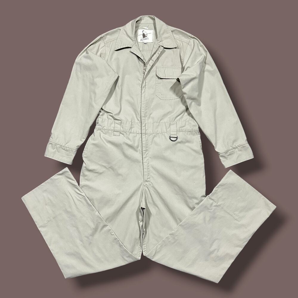 Vintage Womens Coveralls Mechanic One Piece Jumpsuit y2k Workwear Rosies Petite